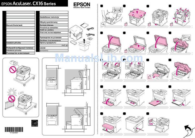 Epson AcuLaser CX16 User manual