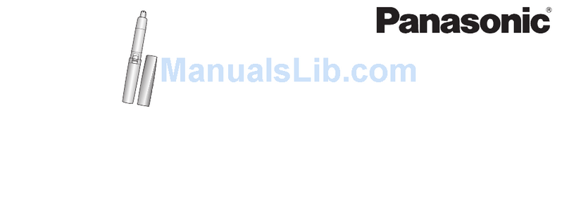 Panasonic ER-GN25VP User manual