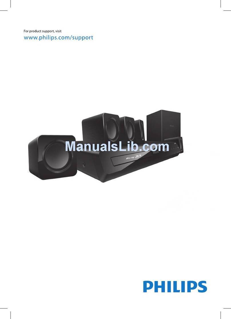 Philips HTS3541/F7 quick start guide