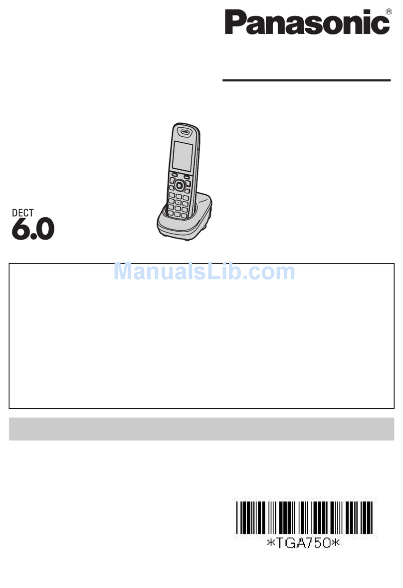 Panasonic KX-TGA750B User manual