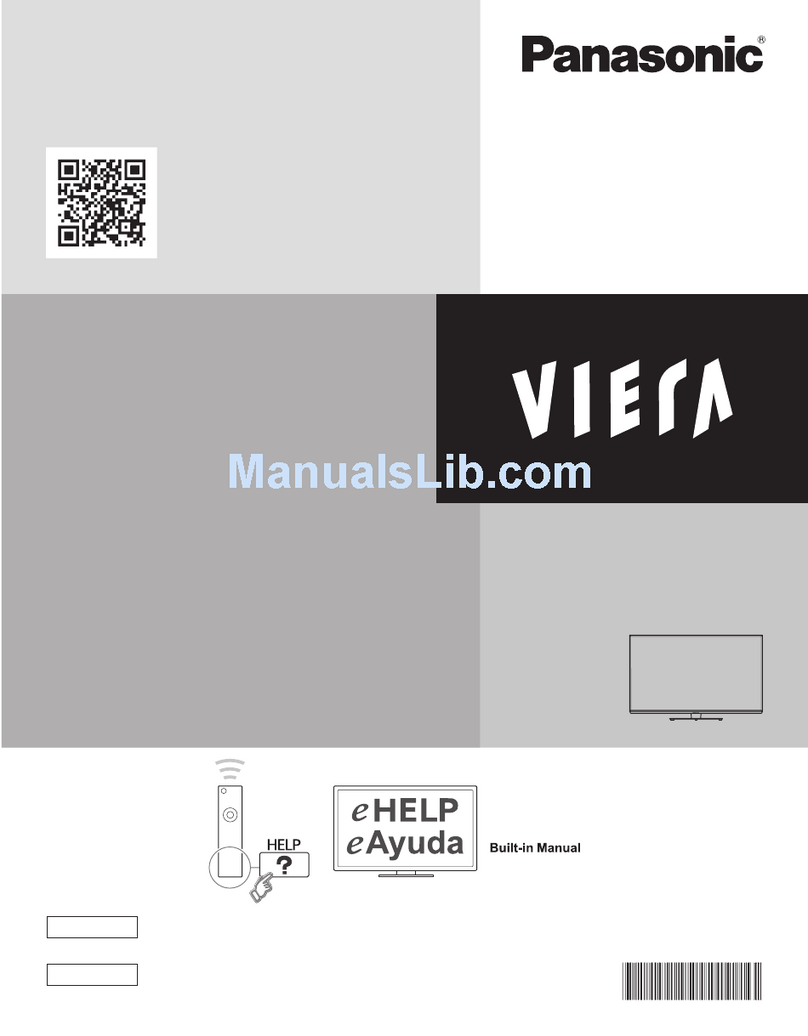 Panasonic Viera TC-L55DT50 User manual Panasonic Viera TC-L55DT50 User manual