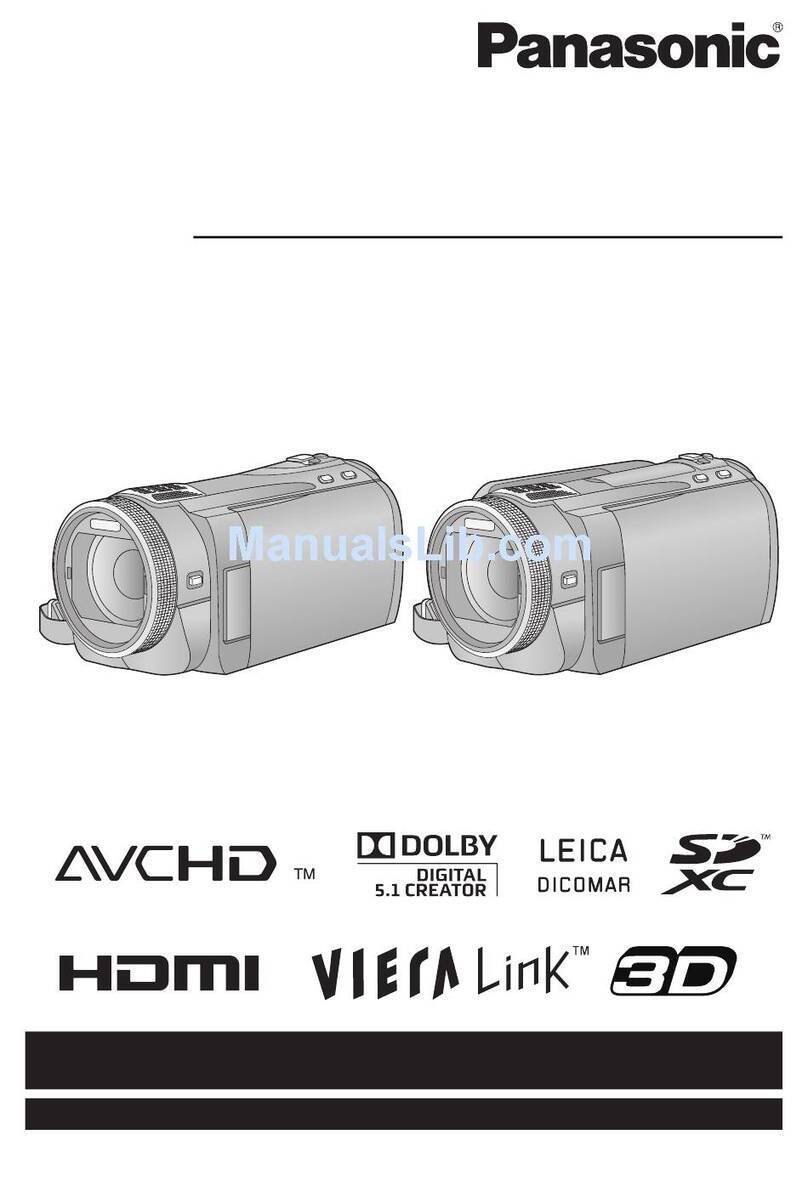 Panasonic HDC-HS900K User manual