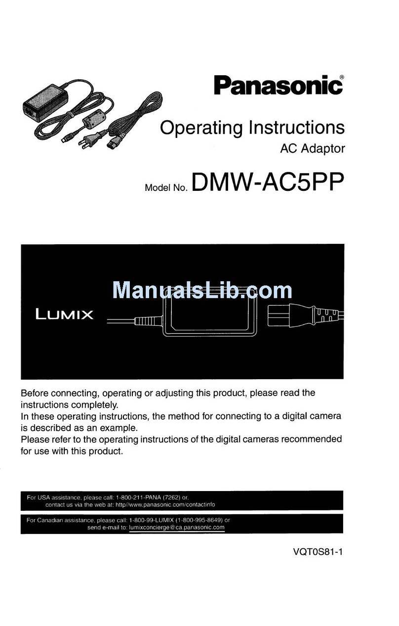 Panasonic DMW-AC5 User manual Panasonic DMW-AC5 User manual
