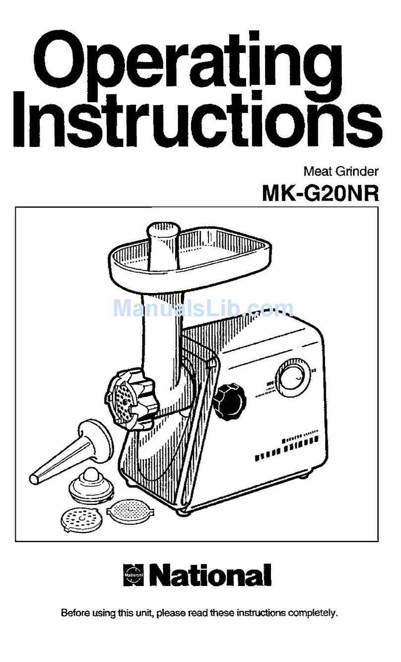 National MK-G20NR-W operating instructions