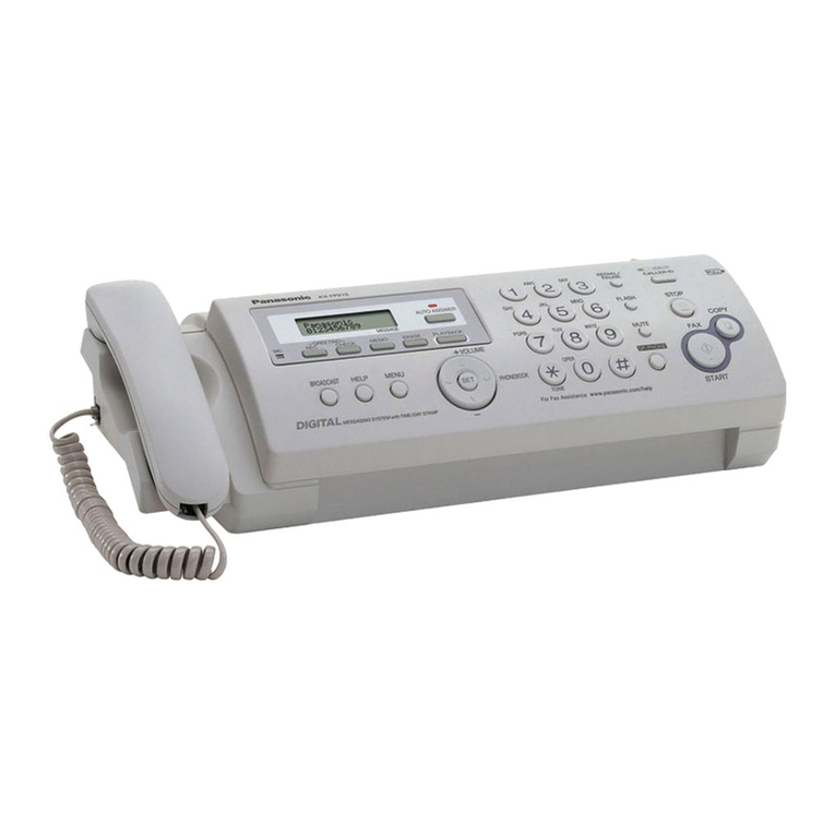 Panasonic KX-FP215 operating instructions
