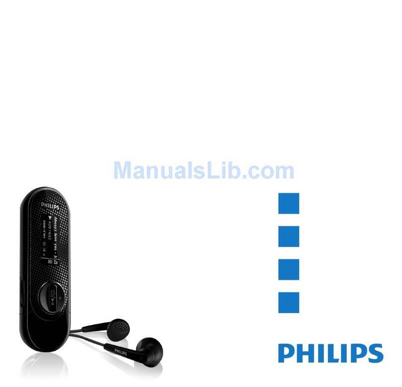 Philips SA2628/37B User manual