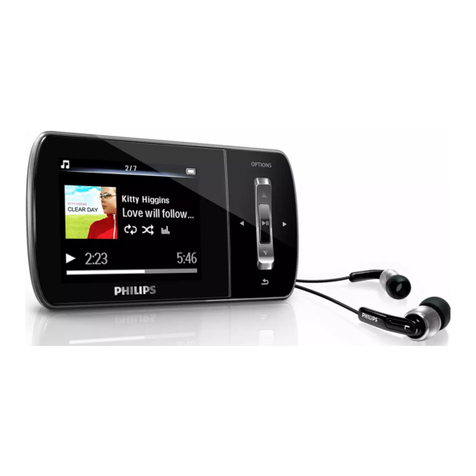 Philips SA1ARA04K/37 User manual