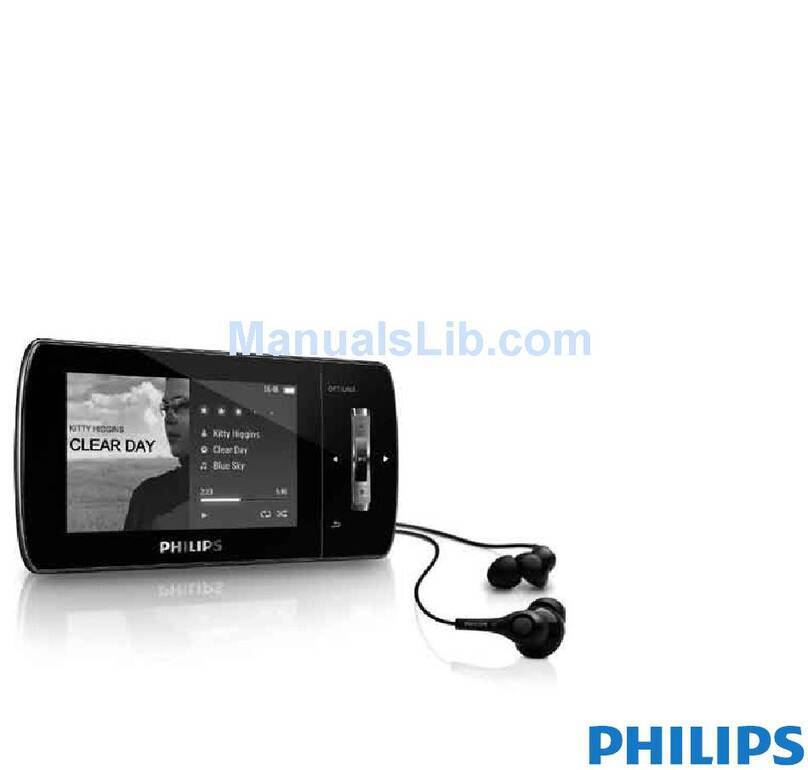 Philips SA1MUS16K/37 User manual