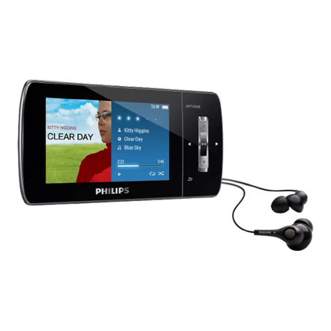 Philips GoGear Muse SA1MUS32K/17 quick start guide