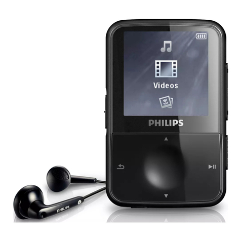 Philips SA1VBE04KM/37 User manual