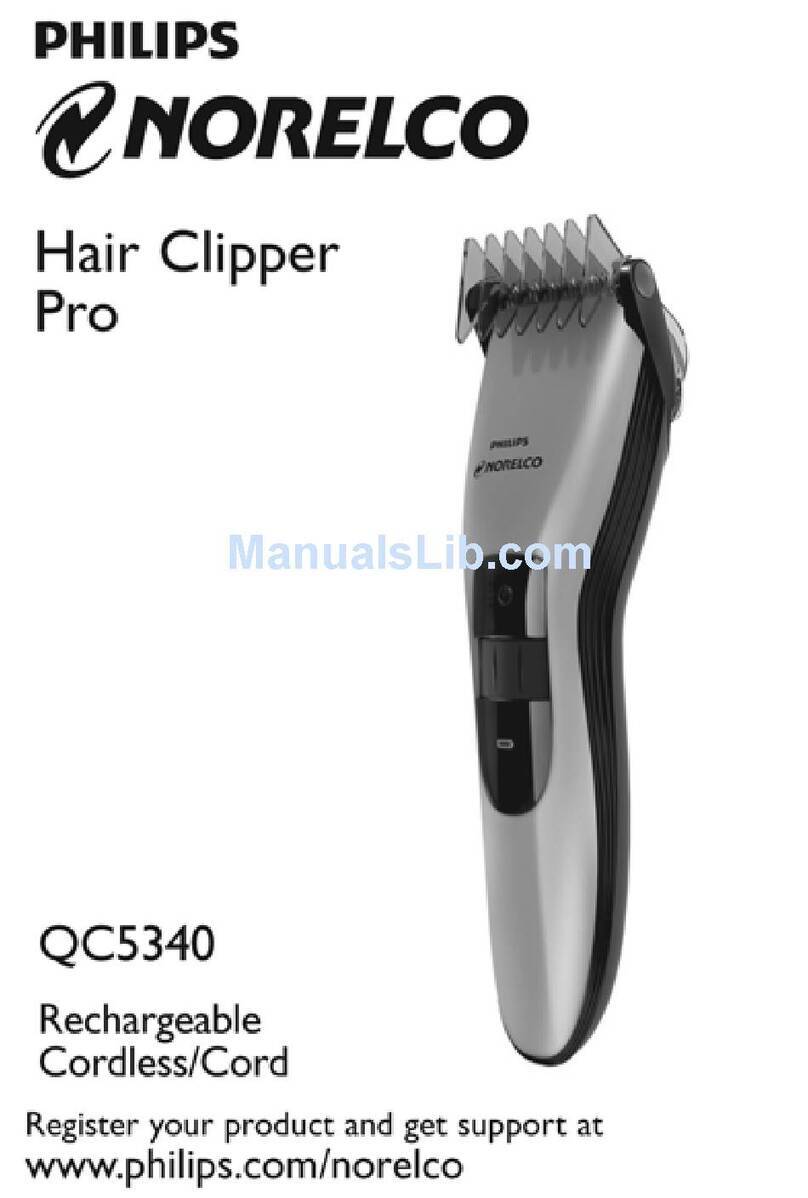 Philips QC5340/40 User manual