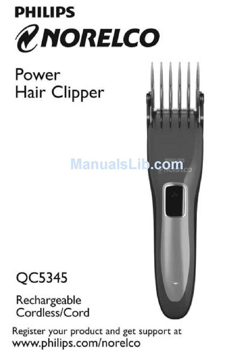 Philips Norelco QC5345 user manual