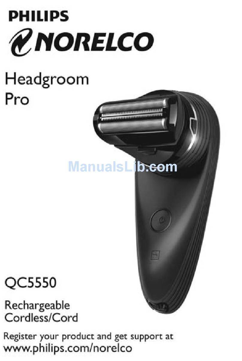 Philips QC5550/40 User manual