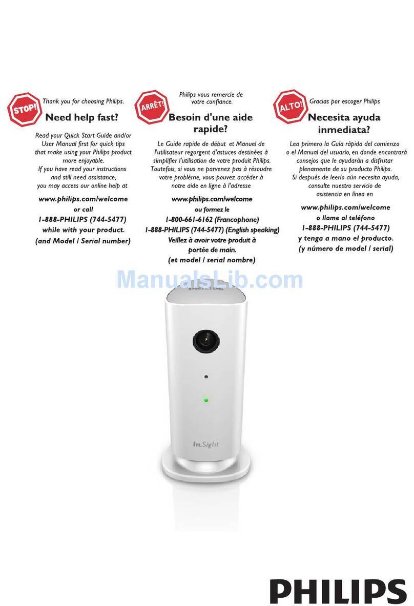 Philips M100D/37 User manual