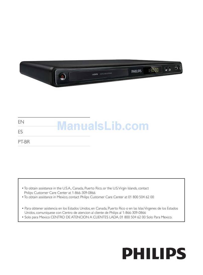 Philips DVP3560K/F8 User manual