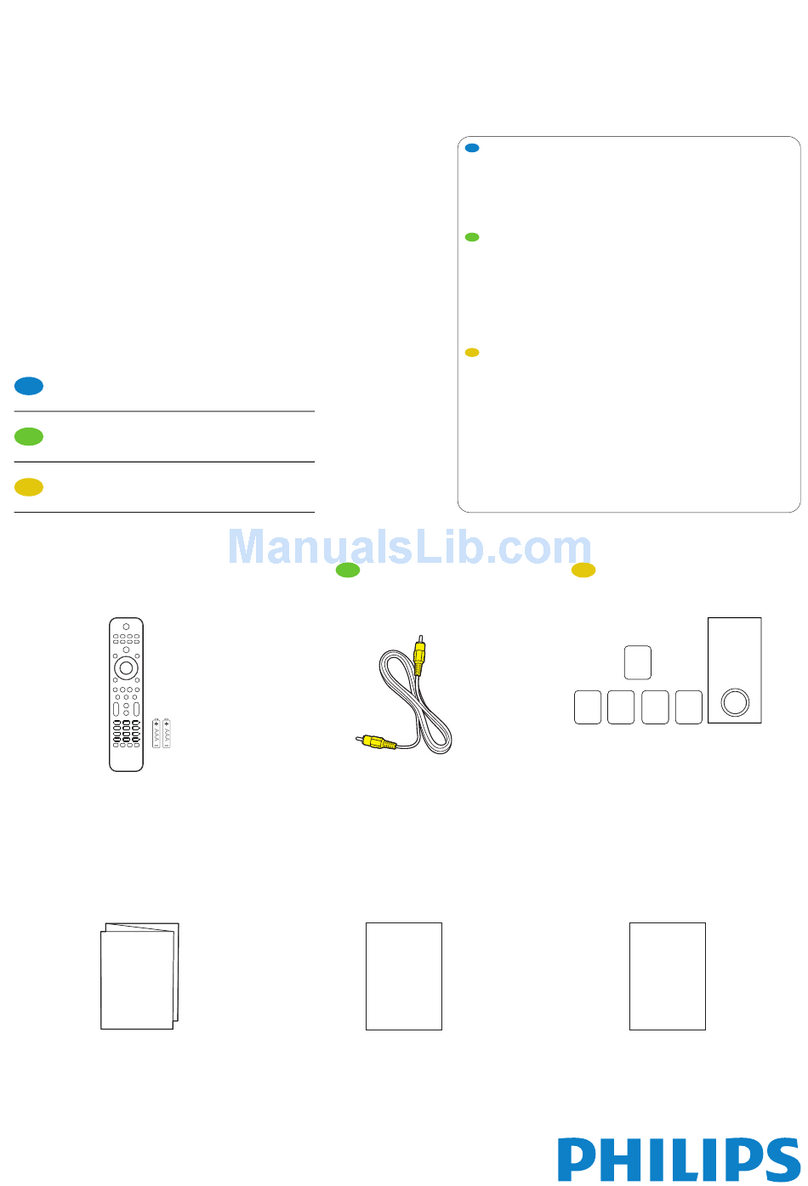 Philips HTS3106/F7 C quick start