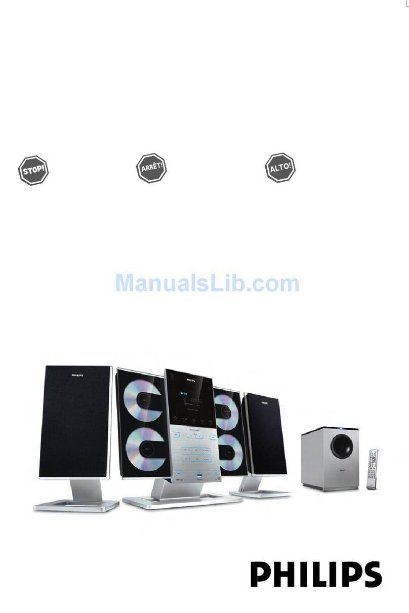 Philips MCM309R/37B owner's manual