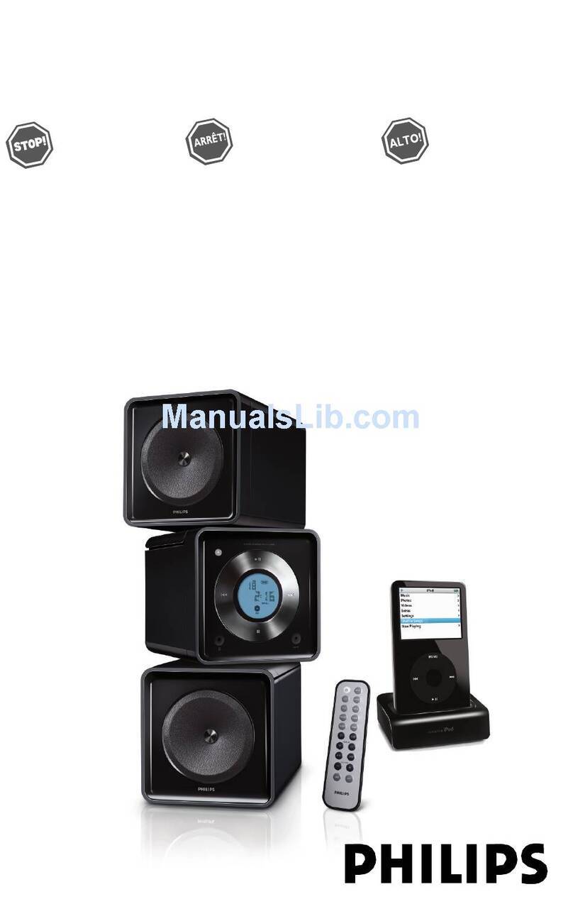 Philips MCM108DB/37B owner's manual