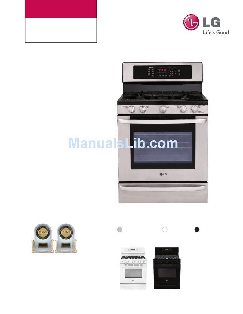 LG LRG3095SB User manual