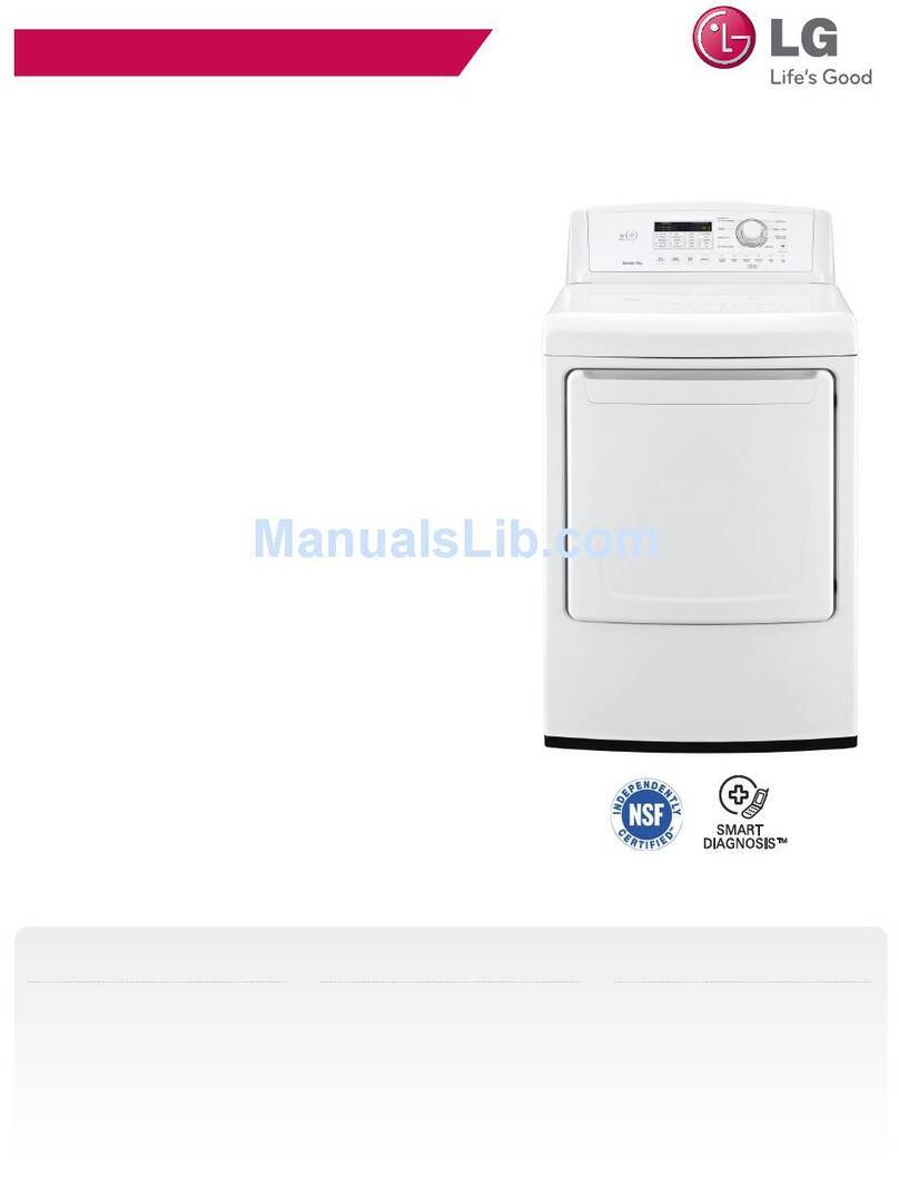 LG DLE4870W User manual
