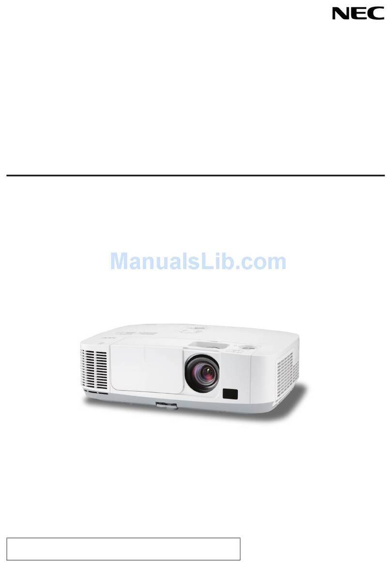 NEC P350W Series user manual