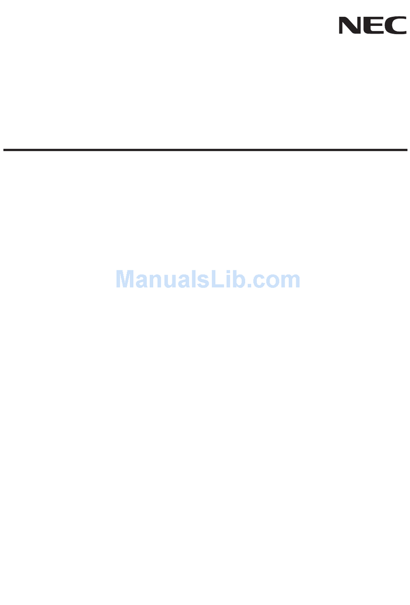 NEC NEC L51W LED User manual