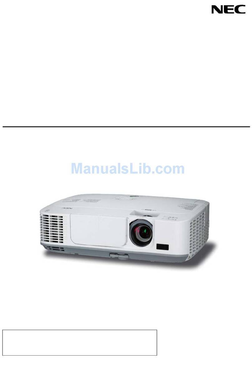 NEC M230X user manual