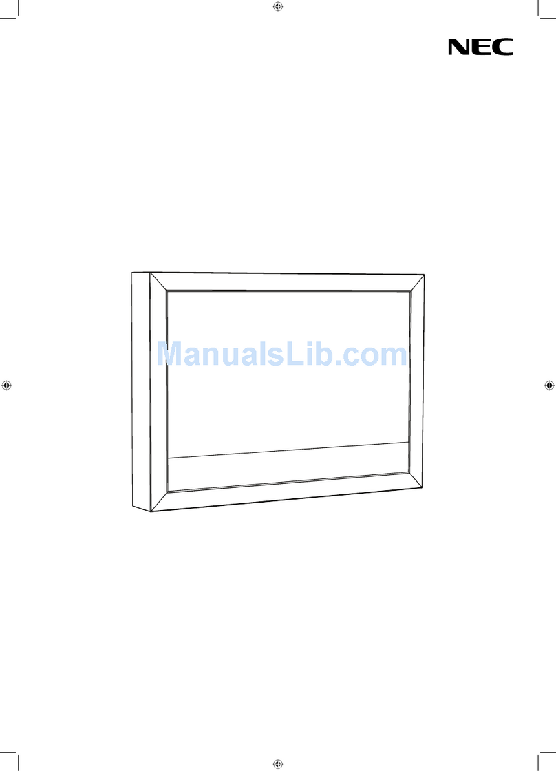 NEC MD461OR Operating and safety instructions