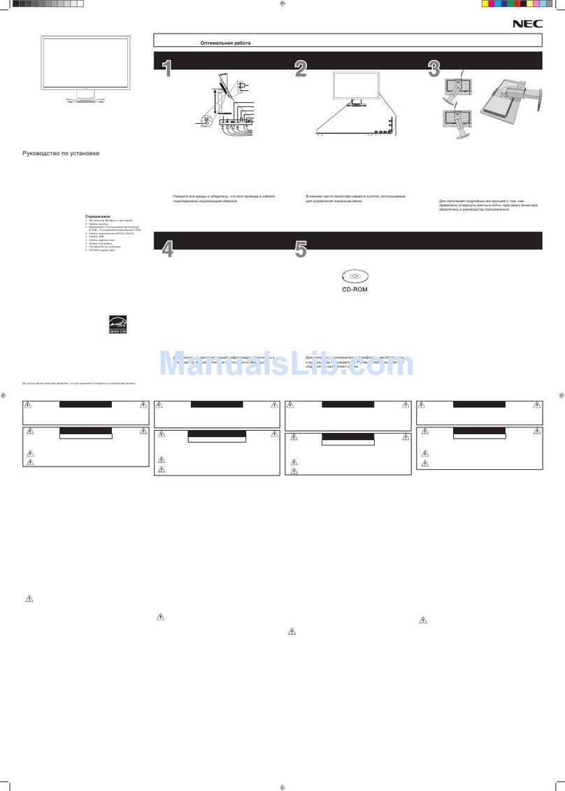 NEC MultiSync EA224WMi User guide