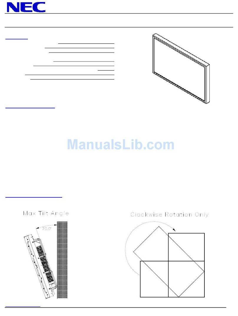 NEC MultiSync X463UN User manual