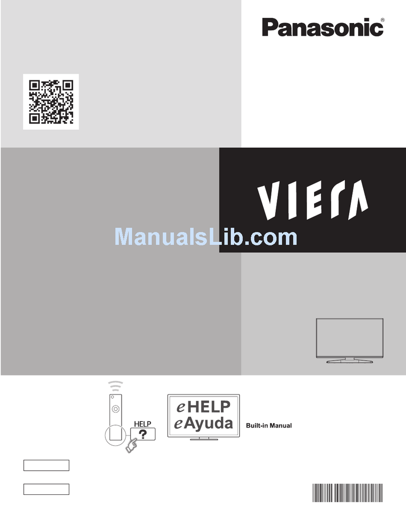 Panasonic Viera TC-L47WT50 User manual