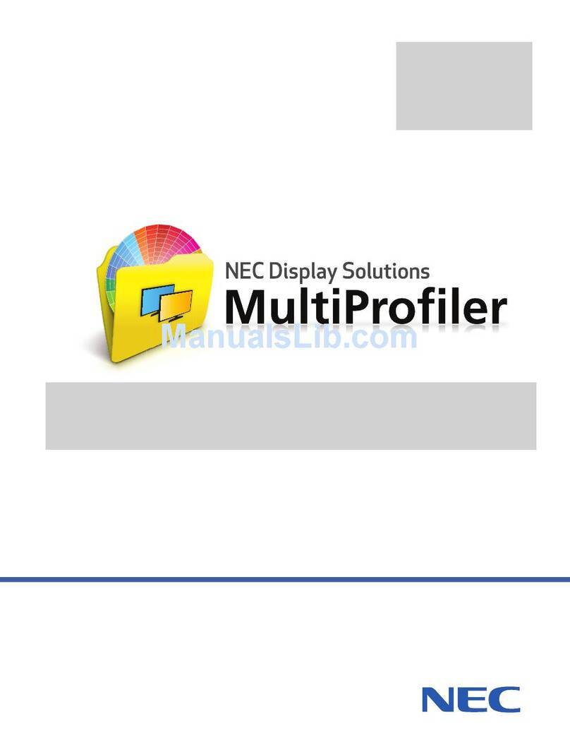 NEC MultiProfiler user guide