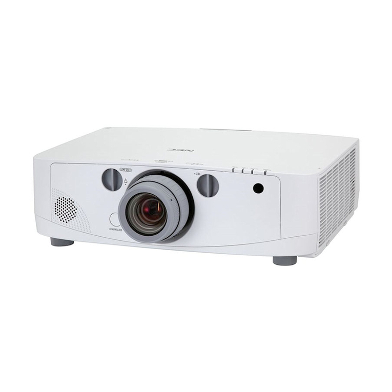 NEC PA500U Series User manual
