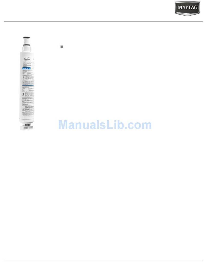 Maytag 4396701T User manual