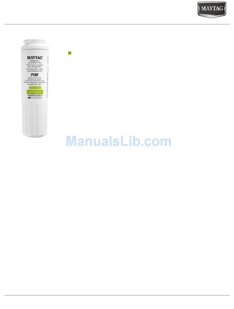 Maytag 4396395T User manual