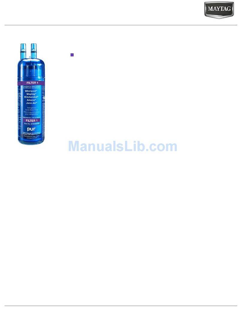 Maytag W10295370T User manual