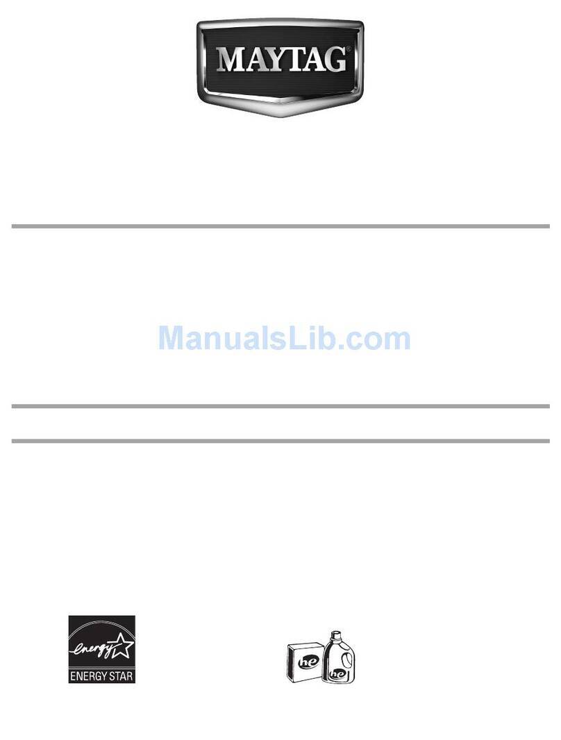 Maytag MVWC350AW Use and care guide