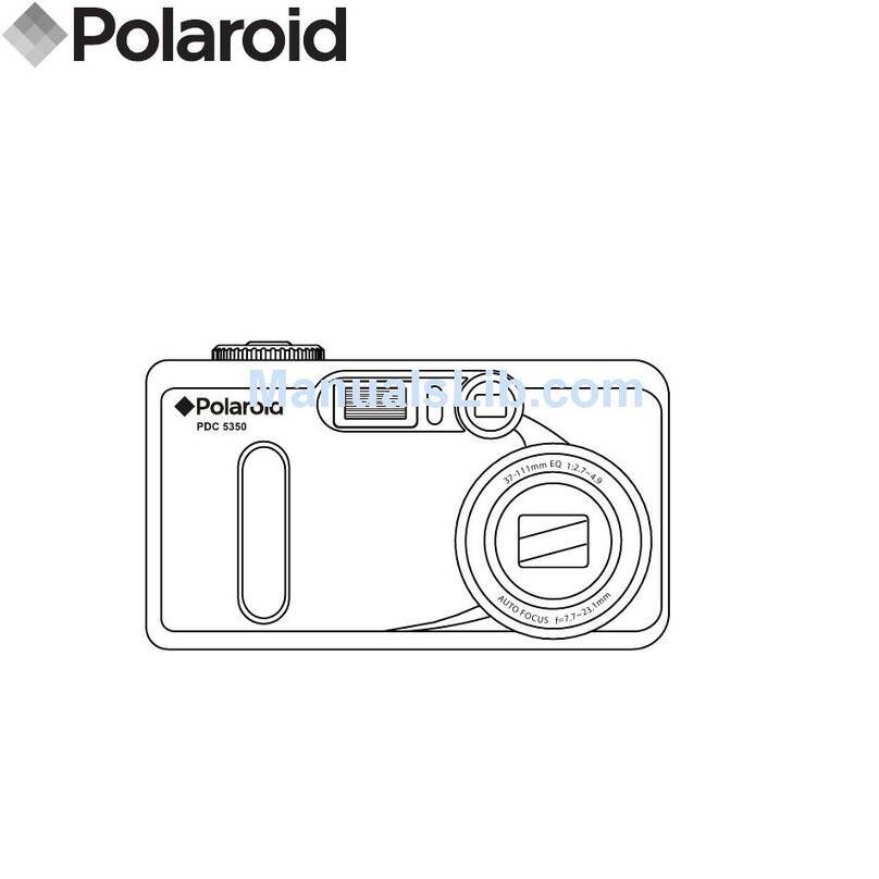 Polaroid PDC-5350 - 5.0 Mega Pixel Digital Camera User manual