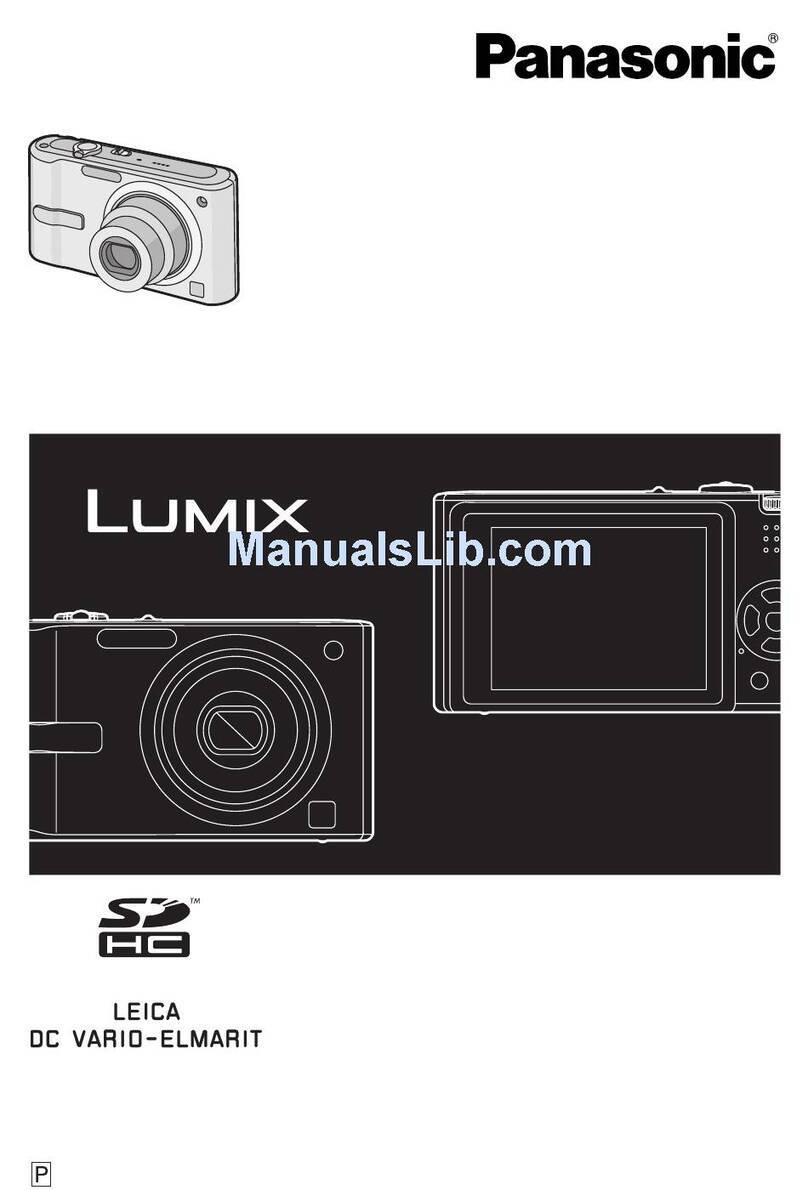Panasonic DMC FX10 - Lumix Digital Camera Instrucciones de funcionamiento Panasonic DMC FX10 - Lumix Digital Camera Instrucciones de funcionamiento