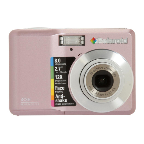 Polaroid I836 - Digital Camera - Compact User manual