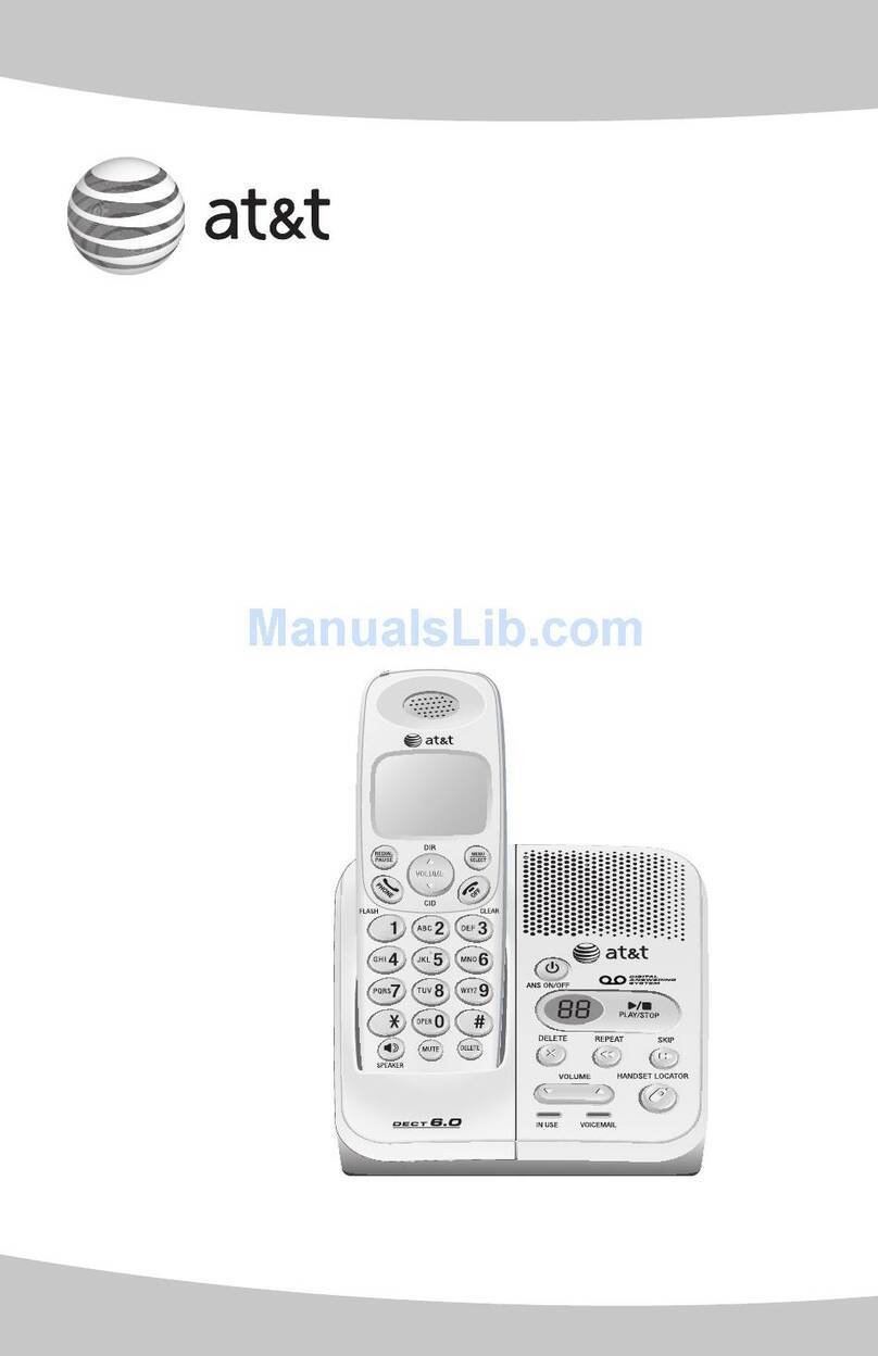 AT&T EL52109 - AT&T DECT 6.0 User manual