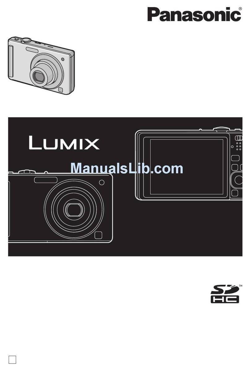 Panasonic DMC FS25S - Lumix Digital Camera Instruction Manual