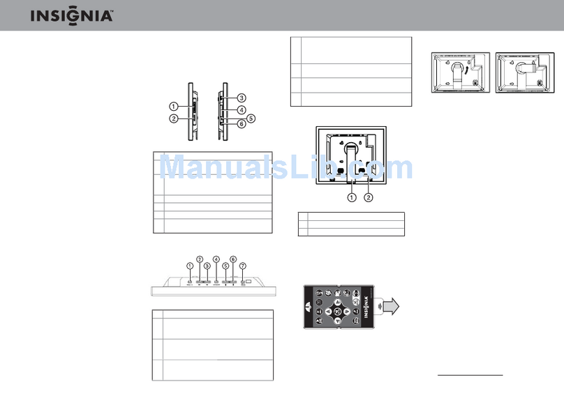 Insignia NS-DPF10PR Parts list manual