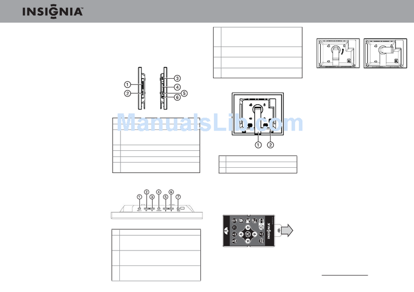 Insignia NS-DPF10PR Guide d'installation rapide