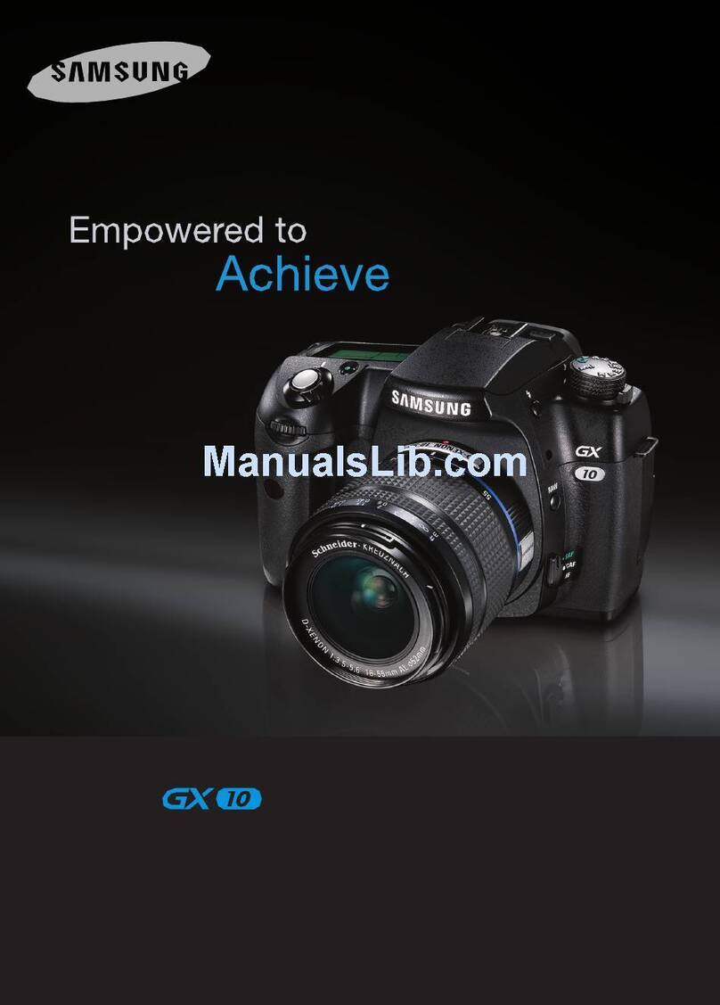 Samsung GX10 - Digital Camera SLR Instruction Manual