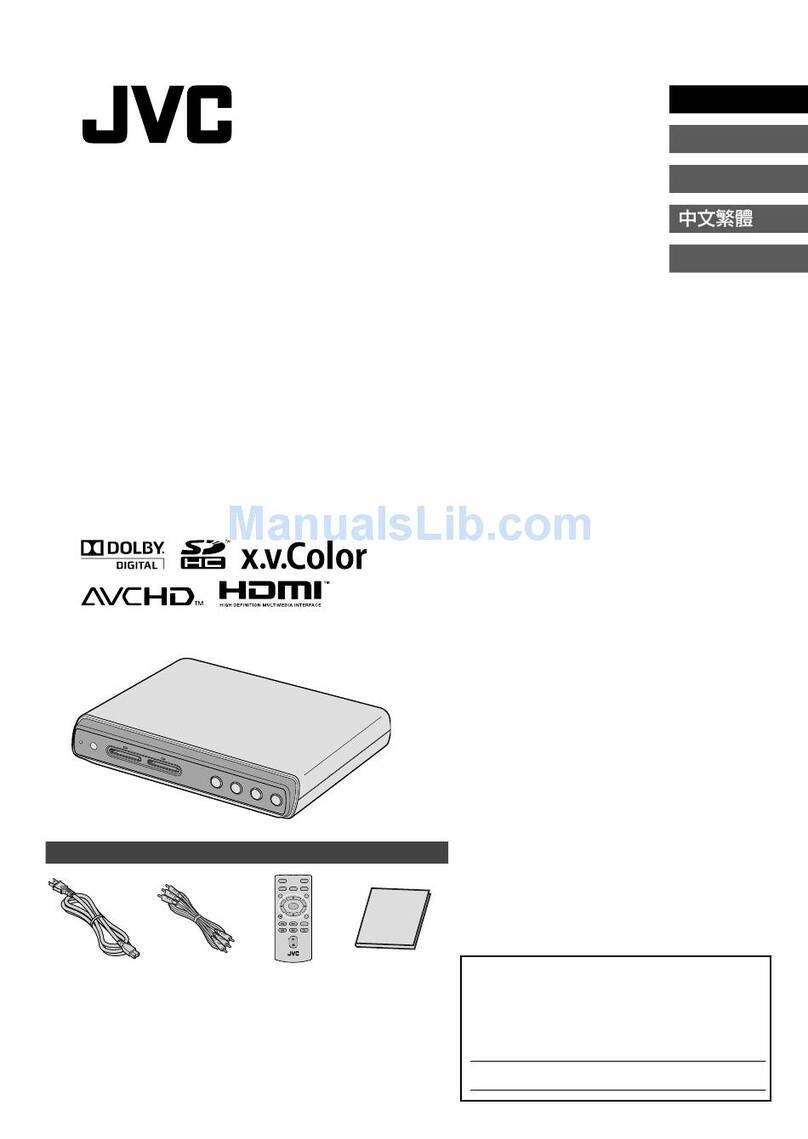 JVC CU-VS100 - Digital AV Player User manual