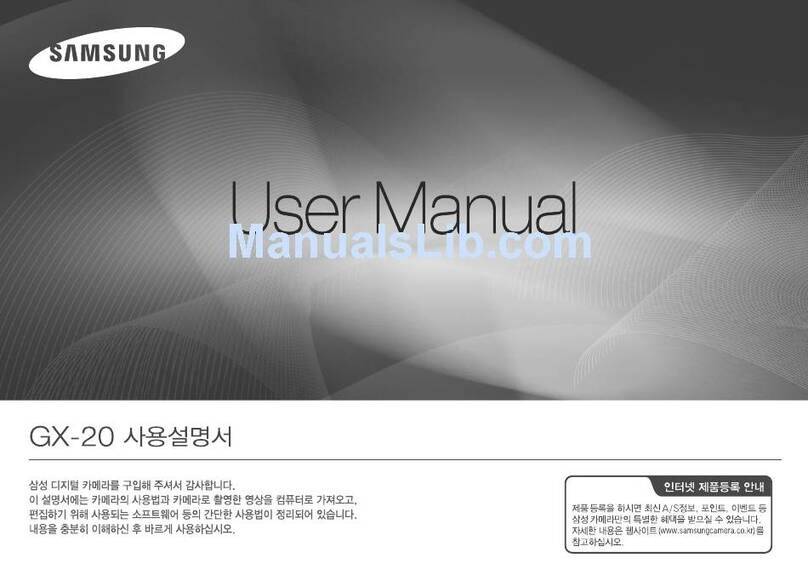 Samsung GX-20 - Digital Camera SLR User manual