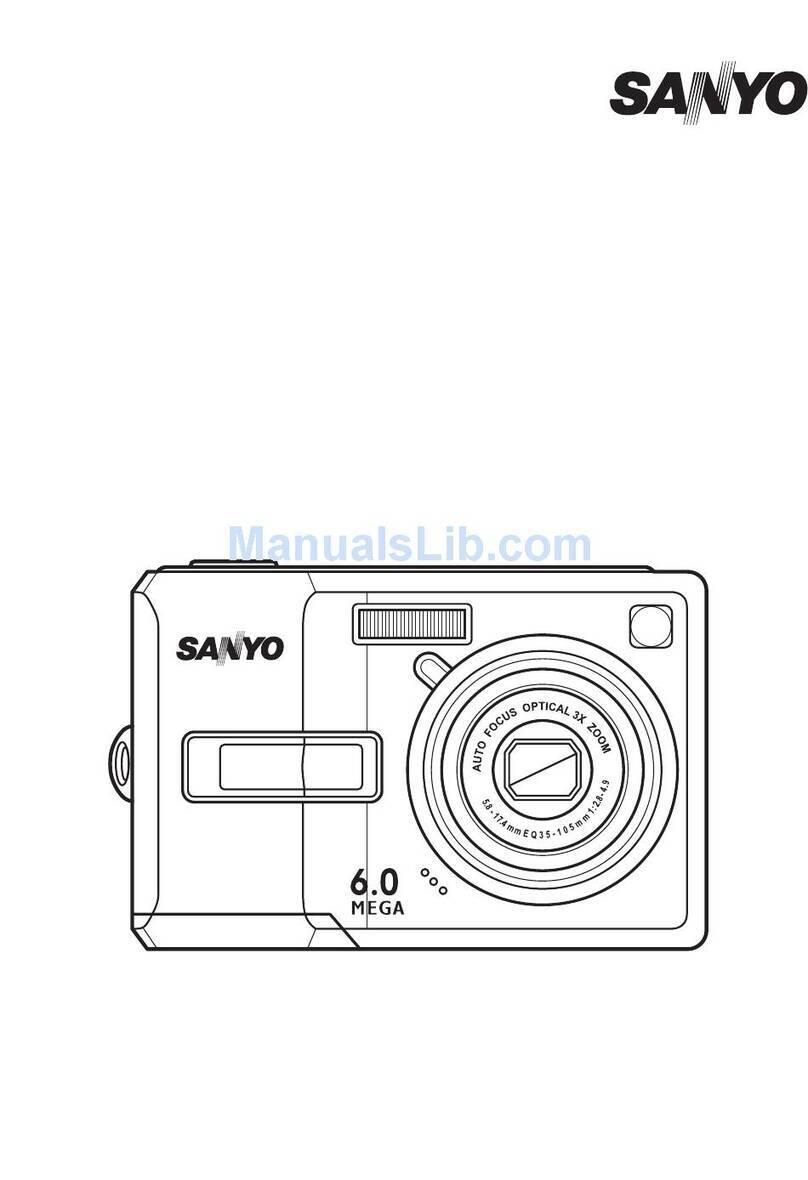 Sanyo VPC-S670R - 6-Megapixel Digital Camera Manuel d'instructions