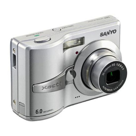 Sanyo VPC S6 - Xacti Digital Camera User manual