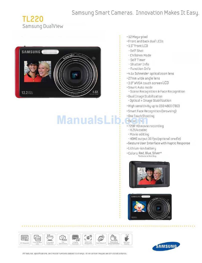 Samsung EC-TL220ZBPRUS User manual